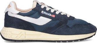 Autry Blue Reelwind Low Nylon Sneakers