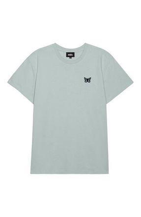 Dalix Womens Butterfly Lightweight Everyday Tee in Seafoam at Nordstrom, Size Xx-Large