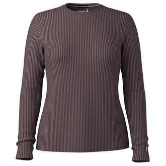 Smartwool Thermal Merino Rib Crew Merinolongsleeve f&uuml;r Damen | grau