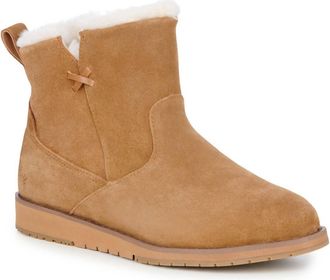 Emu Womens Beach Mini Ankle Boot In Chestnut