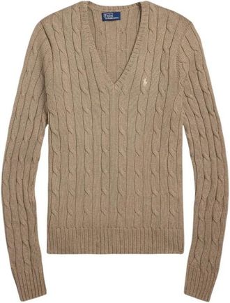 Ralph Lauren Dames, Truien, Beige, Maat: XL Katoen