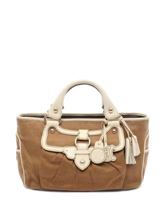 Celine 00s Boogie handbag - women - Canvas/Leather - One Size - Brown