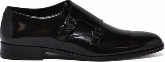 Emporio Armani Brushed Monkstrap - Black