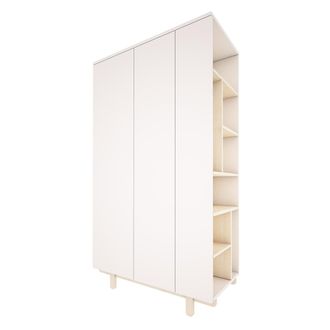 OEM Armoire 2 Portes Wood Luck Romy - Blanc