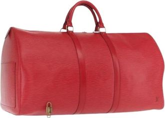 Louis Vuitton Pre-owned Weekend Bags, female, Red, Size: ONE SIZE Pre-owned Weekend Bag