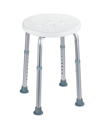 WENKO Taburete Ba&ntilde;o Hasta 120kg Wenko Alu/plast Bl Secura Reg.alt