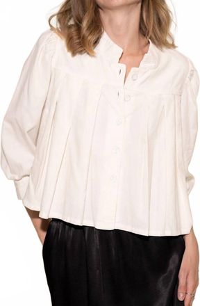 Starkx Jade Pearl Corduroy Jacket In Natural