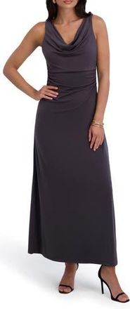 Kensie Cowl Neck Midi Sundress in Slate at Nordstrom Rack, Size 14