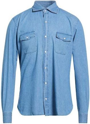 LUIGI BORRELLI NAPOLI TOPWEAR - Camicie jeans su YOOX.COM