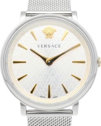Versace Stainless Steel Wristwatch (Pre-Owned)