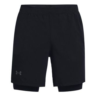 Under Armour Launch Run 2-in-1 Shorts Black 1361497-001