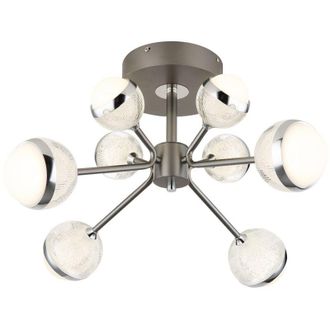 Globo Lighting Plaf&oacute;n - Untsy - N&iacute;quel - Metal - &Oslash; 61cm - Led - 56011-8d