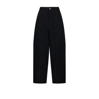 Darkpark Wide Trousers, female, Black, S, Phebe Wide Leg Japanese Wool Pant