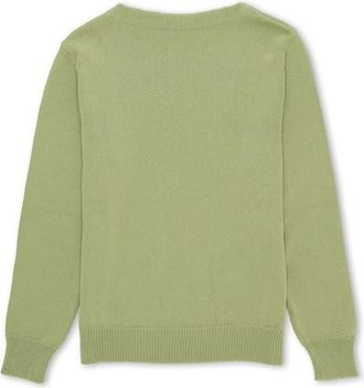 Fortela Noah Cotton Crewneck Sweater in Kiwi at Nordstrom, Size Xx-Large