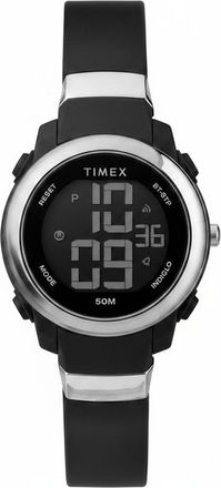 Timex Womens Digital Resin Strap Watch - Black