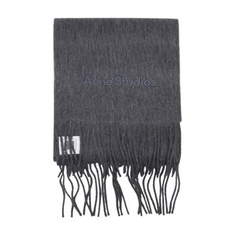 Acne Studios Wool Scarf - Gray