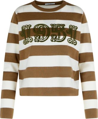 Max Mara viterbo Virgin Wool Hazelnut Sweater
