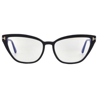 Tom Ford Blue Light Block Cat Eye Ladies Eyeglasses FT5825-B 001 55