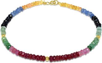 Jewelmak 14K Multi Gemstone Bracelet
