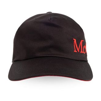 Alexander McQueen Baseballpet - Heren - Petten - Zwart - M - Katoen - Accessoires