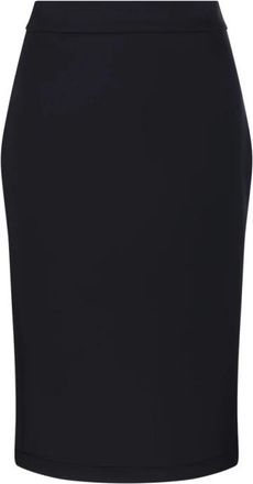 Moncler Kokerrok - Dames - Kokerrokken - Zwart - XS - Leer - Rokken