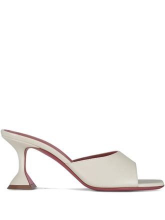 Amina Muaddi Lupita heeled sandals - Neutrals