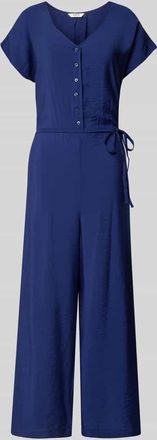 b.young B.Young Jumpsuit mit V-Ausschnitt Modell HAILEY in Marine, Gr&ouml;&szlig;e 38