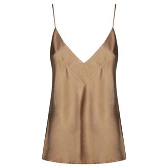 Forte_Forte Sleeveless Tops, female, Beige, Size: S Sleeveless Top