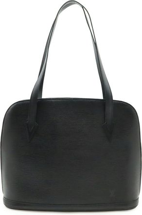 Louis Vuitton Black Noir Epi Leather Shoulder Bag Tote Bag (Pre-Owned)