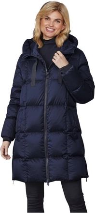 Junge Parkas - Dames - Parka Jassen - Blauw - M - Jassen
