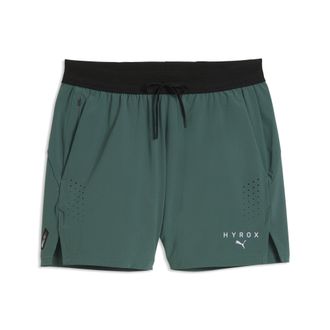 Puma Shorts PUMA x HYROX PWRMODE 5 da uomo, Accessori, Verde, XXS