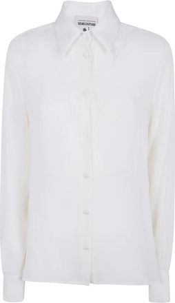 Semicouture Mujer, Blusas y Camisas, Blanco, Talla: S