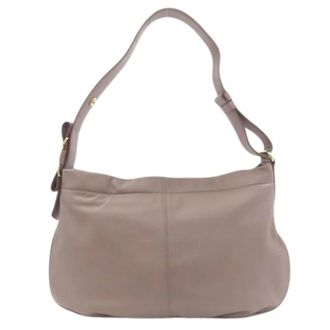 Ferragamo Pre-owned Shoulder Bags, female, Gray, Size: ONE SIZE Pre-owned Shoulder Bag