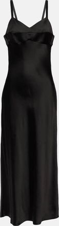 Khaite Joely satin slip dress