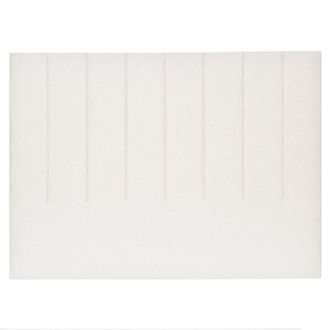 NATYAL Cabecero tapizado para cama de 150cm franjas verticales en blanco roto