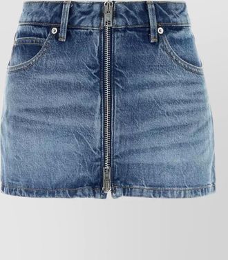 Alexander Wang denim mini skort