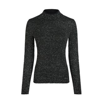 Karl Lagerfeld Top in maglia con paillettes - - Tops - Donna - Nero - L