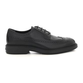 Hogan Klassieke Derby Schoenen - Heren - Nette schoenen - Zwart - 43 EU - Leer - Schoenen
