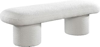 Vente-Unique Banco - Tela de rizo - Blanco - CONOMO