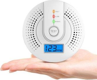 OEM Detector De Mon&oacute;xido De Carbono, Detector De Mon&oacute;xido De Carbono Con Pantalla Digital Y Alarma Sonora, Funciona Con Pilas (pilas No Incluidas)