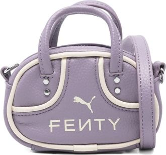 Fenty Puma by Rihanna leather mini bag - women - Cotton/Calf Leather/Polyurethane/Polyester - OS - Purple