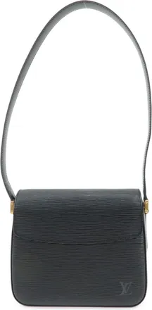 Louis Vuitton Buci Epi Leather Black Leather Handbag (Pre-Owned)