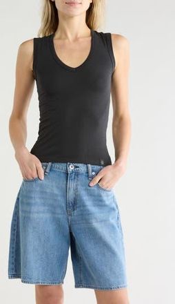 Rag & Bone Lucy V-Neck Sleeveless Top in Black at Nordstrom Rack, Size X-Small