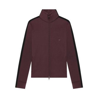 Courr&egrave;ges Hoodies & sweatvesten, Dames, Rood, S, Zip-through Sweater