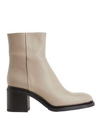 8 by YOOX LEATHER MID-HEEL ANKLE BOOT