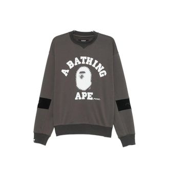 A Bathing Ape X Kazuki Kuraish College Logo-print Sweatshirt