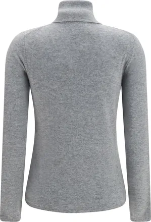 Allude Womens Cashmere Turtleneck Sweater 83 Kashmir-Capra Hircus Kashmir/capra