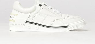 Fendi Sneakers Fender in pelle di vitello con logo lettering e punta traforata