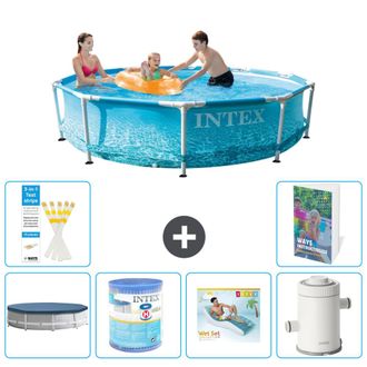 Intex Piscina Con Estructura Redonda - 305x76 Cm - 7-piezas S113