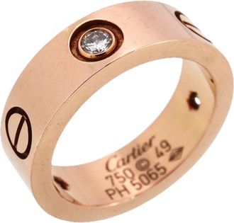 Cartier Pink Gold (18K) Band Ring (Pre-Owned)